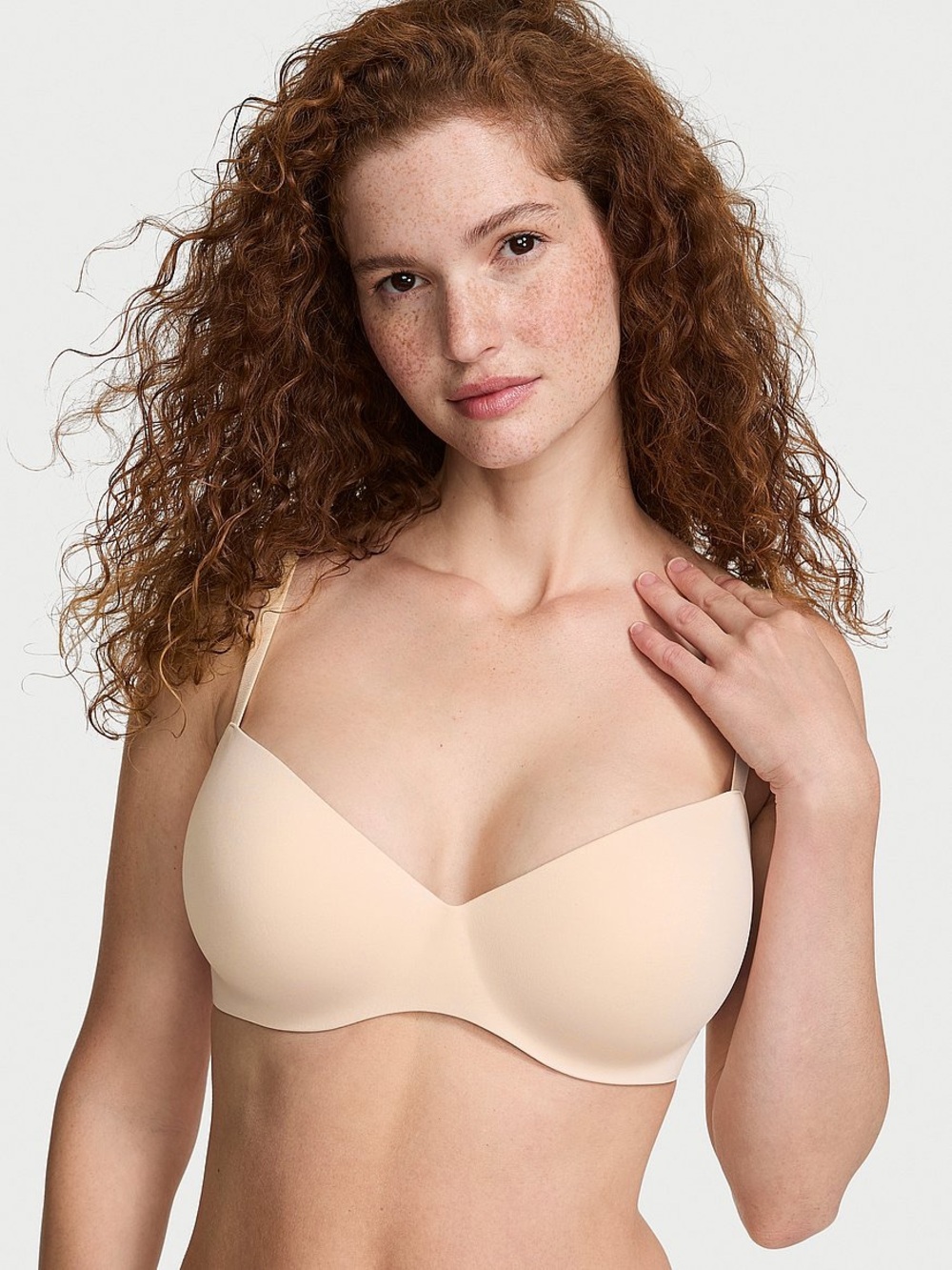 🆕Victoria’s Secret PINK Molded Flex Bra In “Marzipan”, Size M